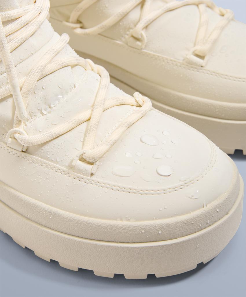 Нейлоновые ботинки для апрès-ски с шнуровкой