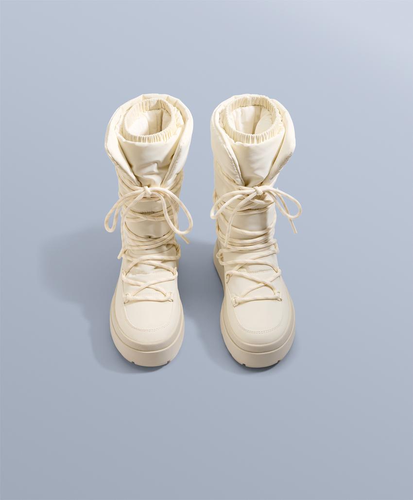 Нейлоновые ботинки для апрès-ски с шнуровкой