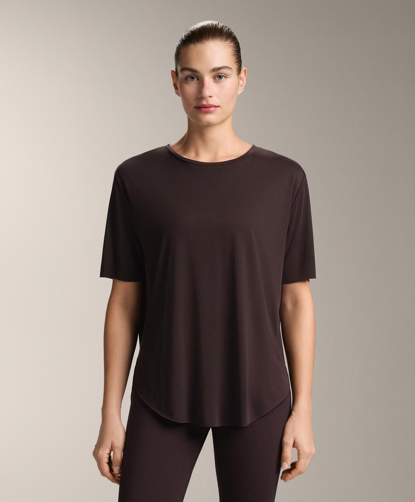 Футболка с коротким рукавом из модально-вискозного материала