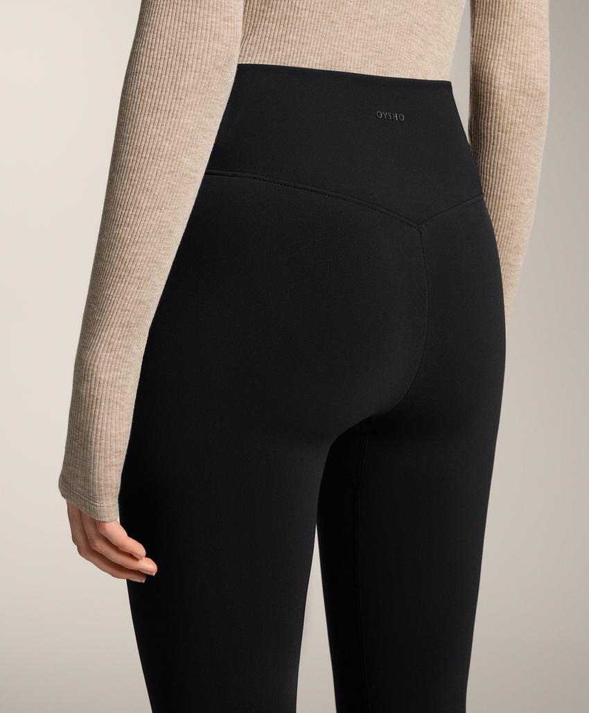 Экстра-теплые леггинсы до щиколотки супер высокой посадки 70 см без швов