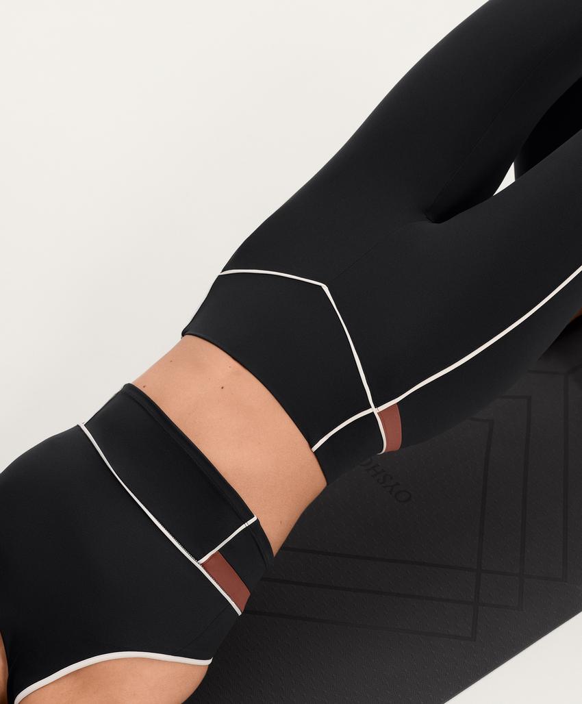 Леггинсы с высокой талией и вставками 65 см до щиколотки comfortlux