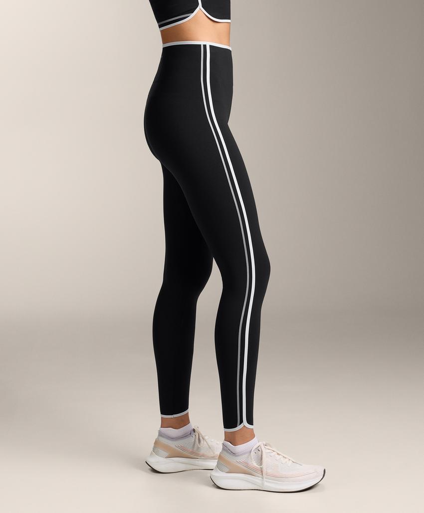 Компрессионные леггинсы с высокой посадкой и контролем живота в ретро-стиле