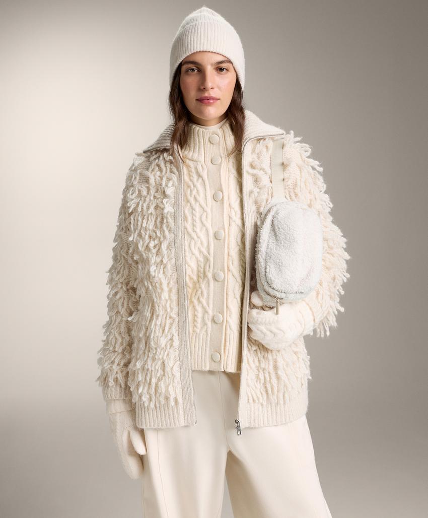 Кардиган с бахромой