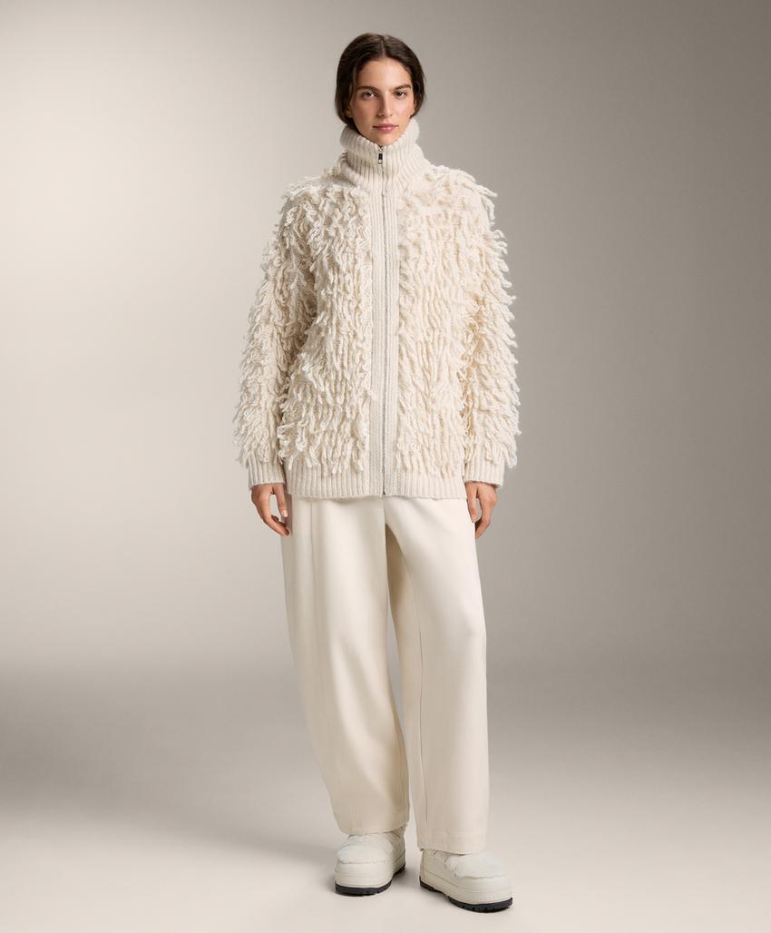 Кардиган с бахромой