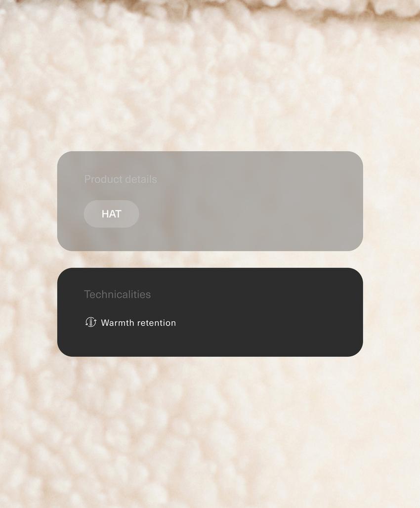 Шапка из двухслойного искусственного меха