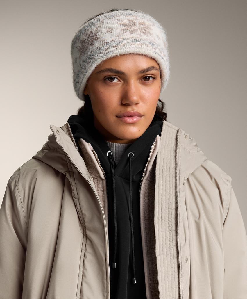 Ободок с жаккардовым узором