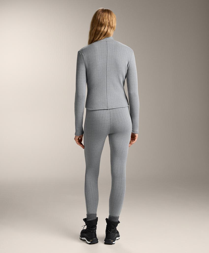 Супер-экстра-теплые плетеные леггинсы с высокой посадкой на щиколотку 70 см