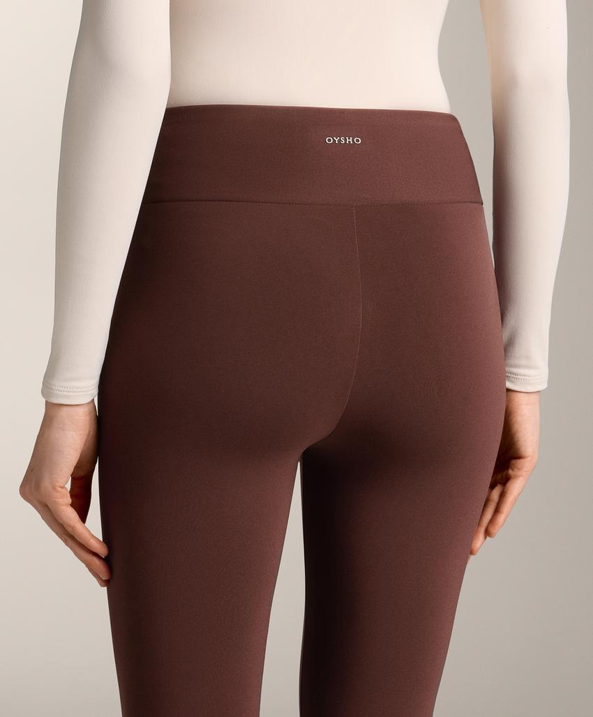 Супер-экстра-теплые безшовные леггинсы с высокой посадкой на щиколотку 70 см