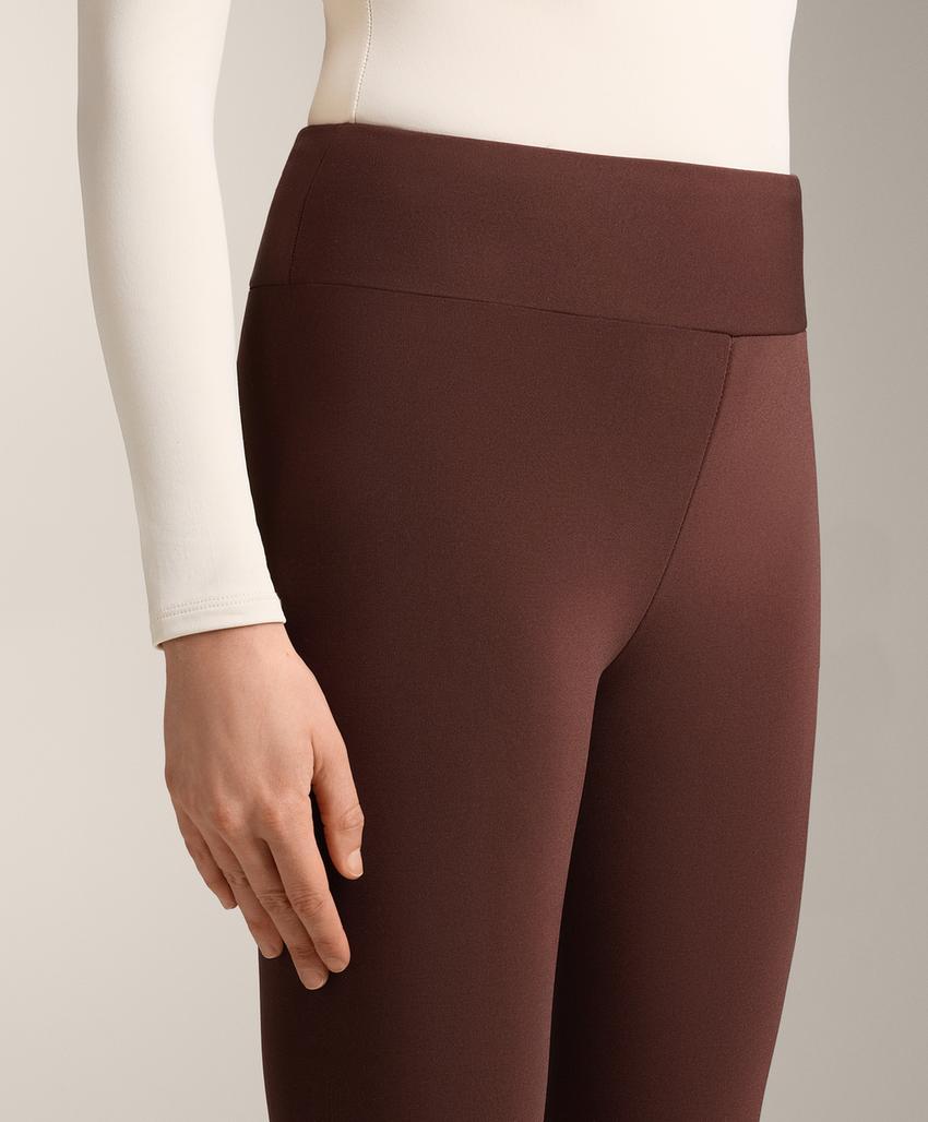 Супер-экстра-теплые безшовные леггинсы с высокой посадкой на щиколотку 70 см