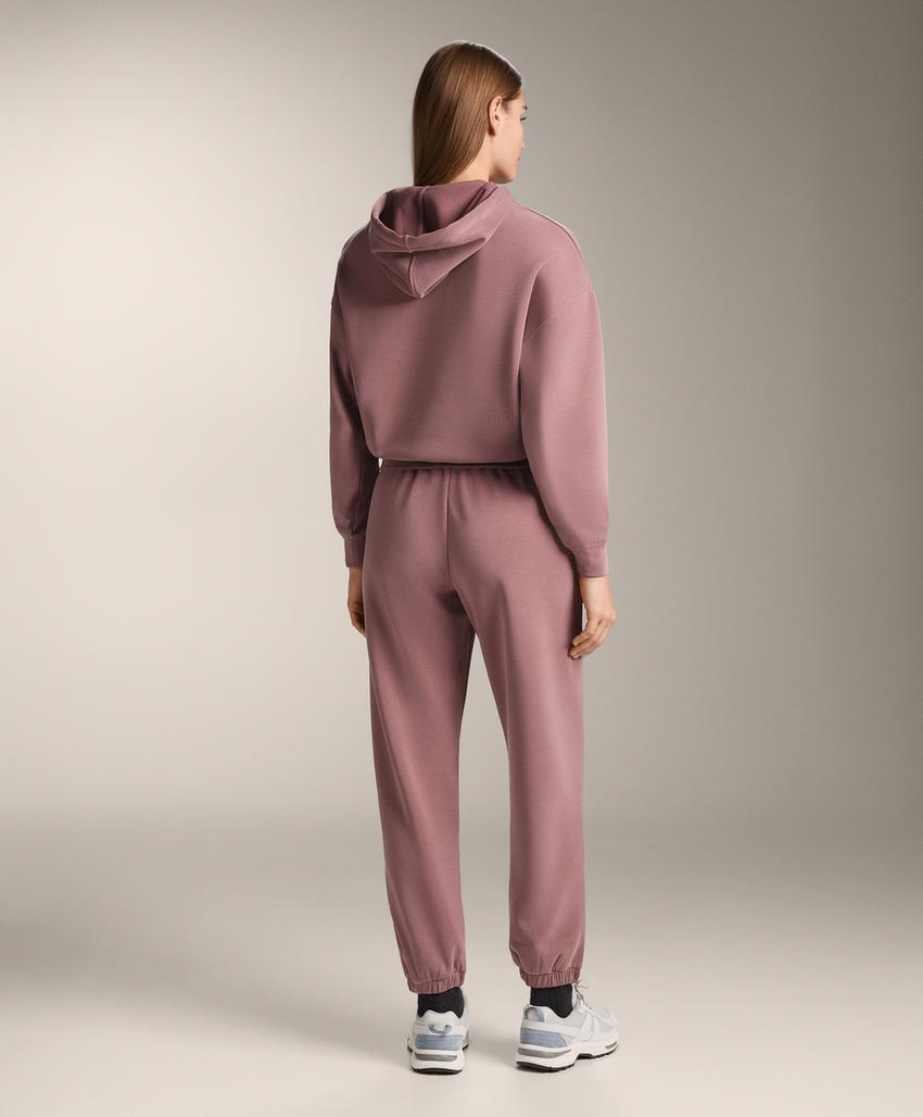 Брюки-джоггеры из мягкого модала с начесом