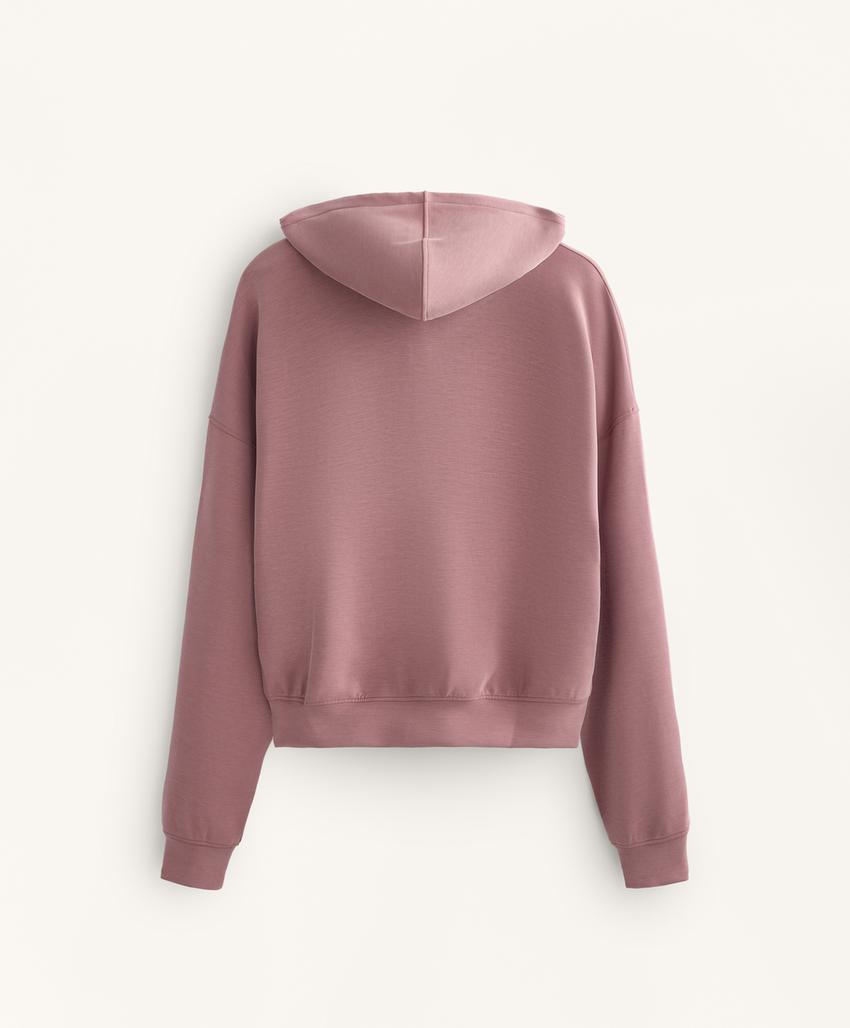 Модельная толстовка с капюшоном из мягкого модала