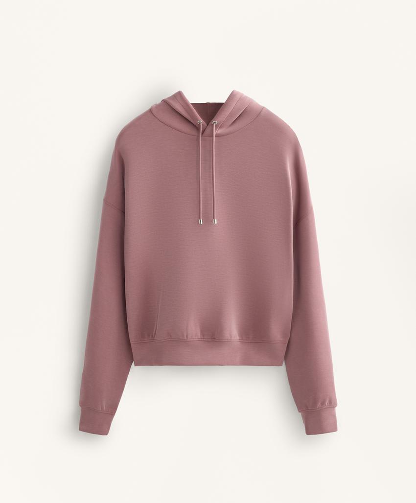 Модельная толстовка с капюшоном из мягкого модала