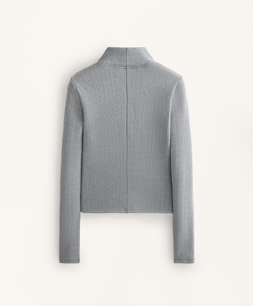 Теплая длинная техническая куртка super extra warm с плетёным узором