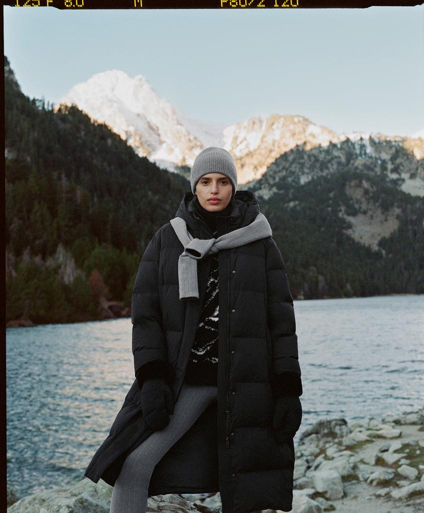 Пуловер с горным узором