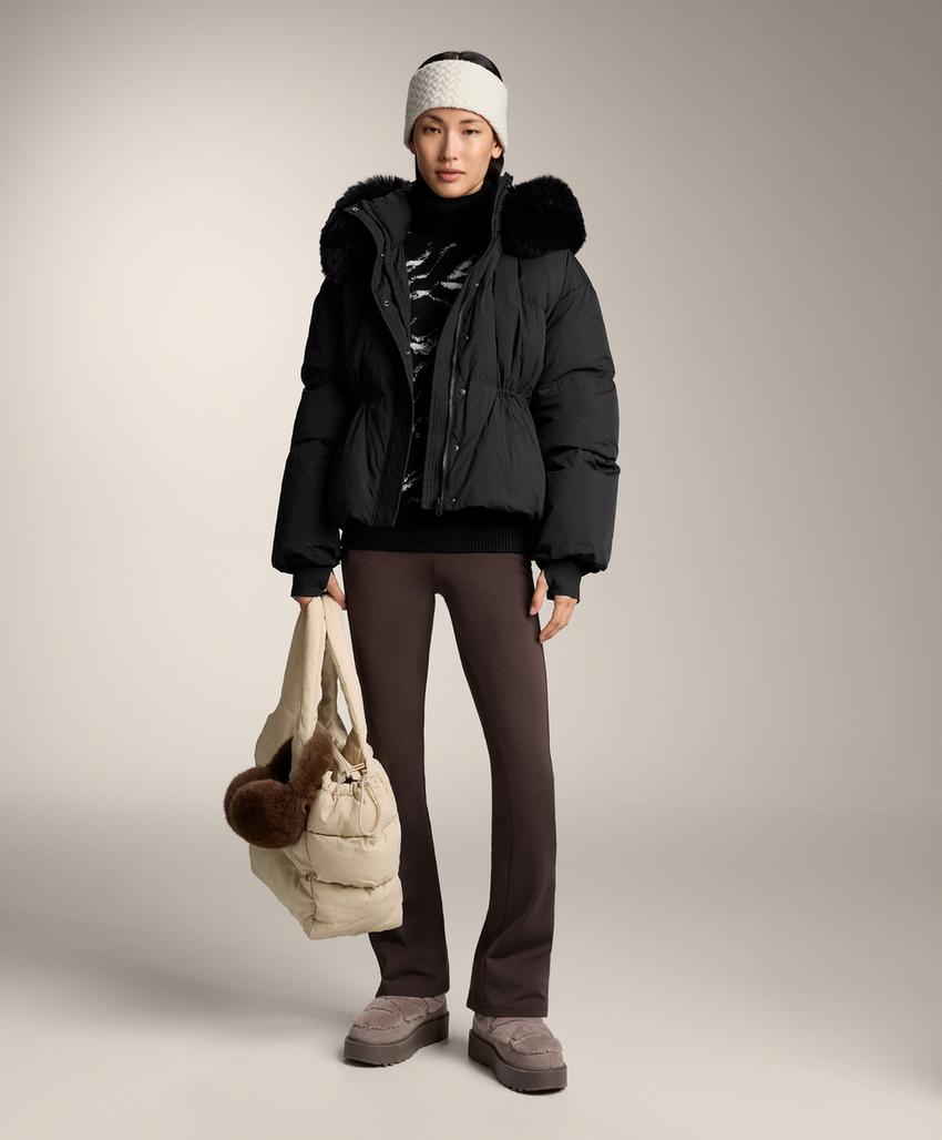 Пуловер с горным узором