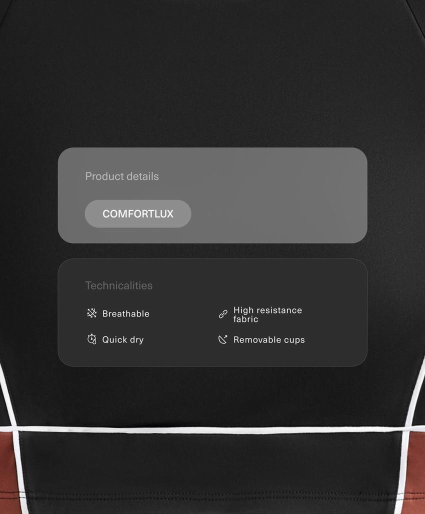 Топ с длинным рукавом и блочными вставками comfortlux