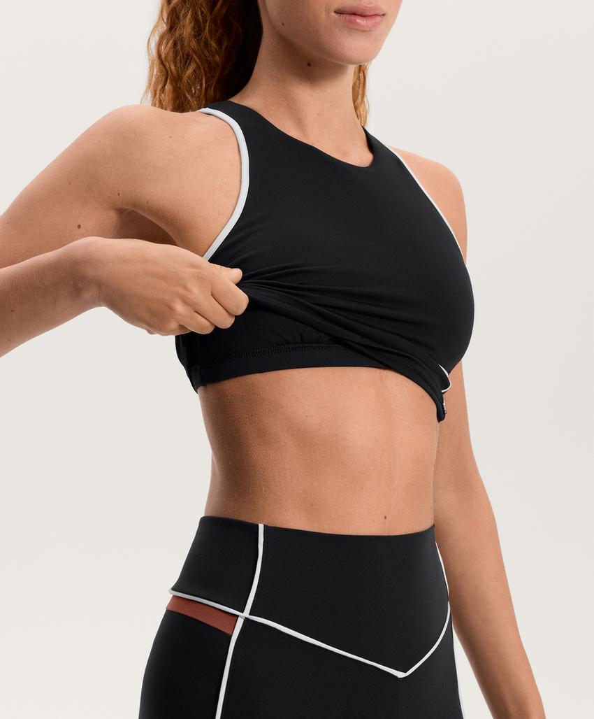 Топ с блочными вставками comfortlux