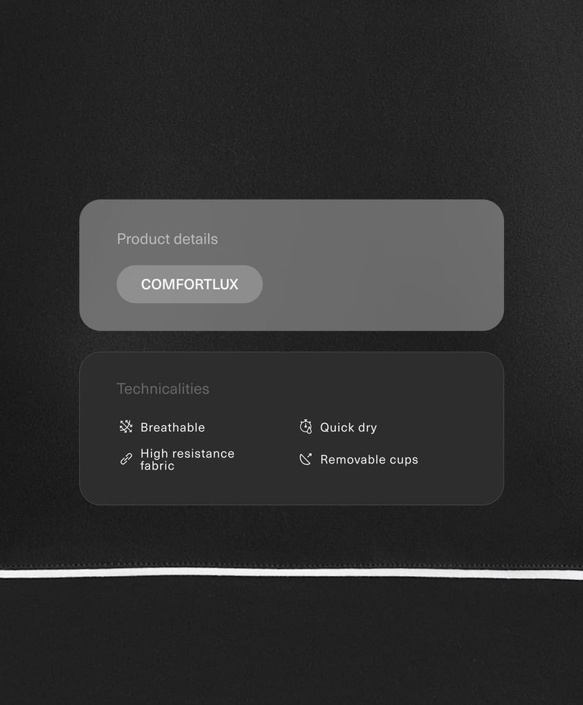 Топ с блочными вставками comfortlux