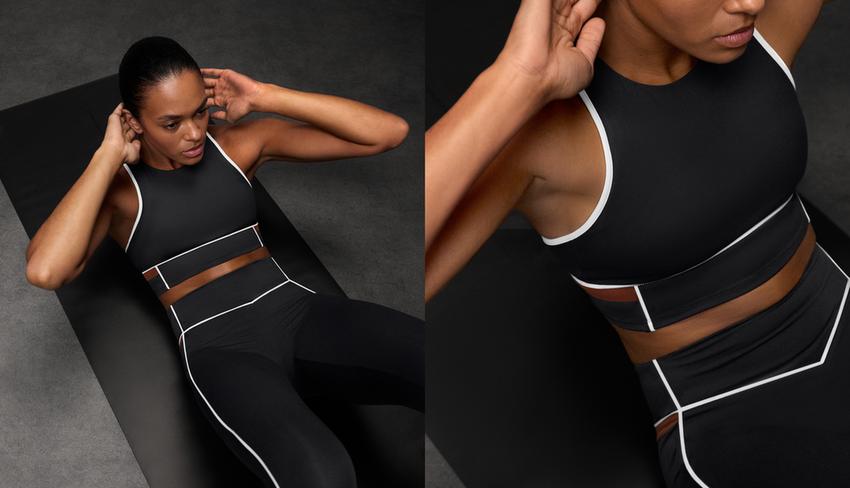 Топ с блочными вставками comfortlux