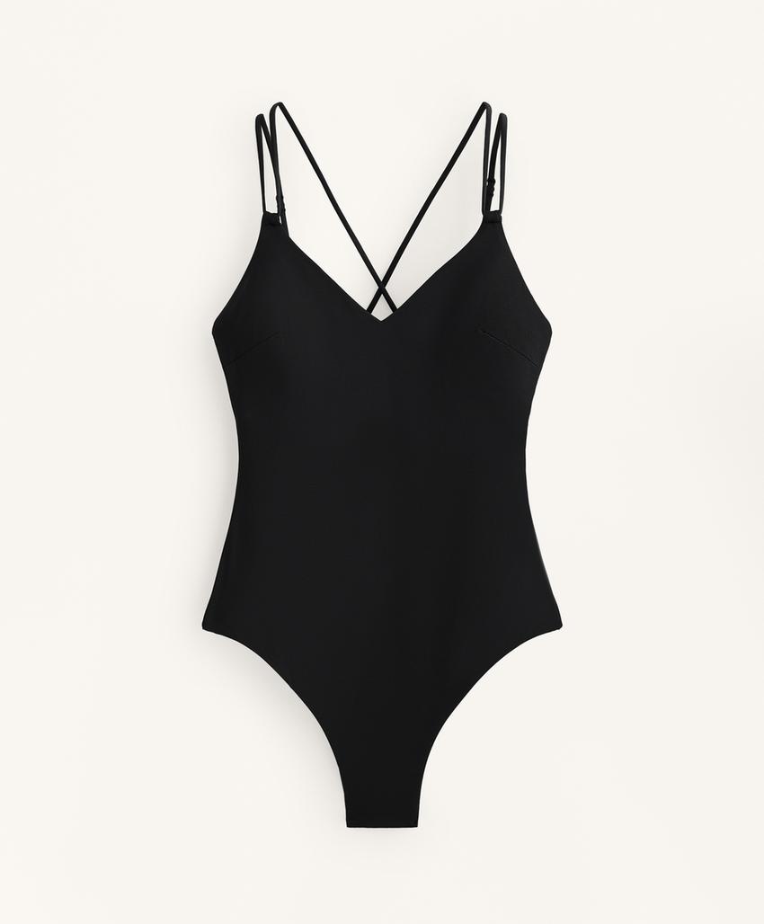 Купальник с перекрестными лямками