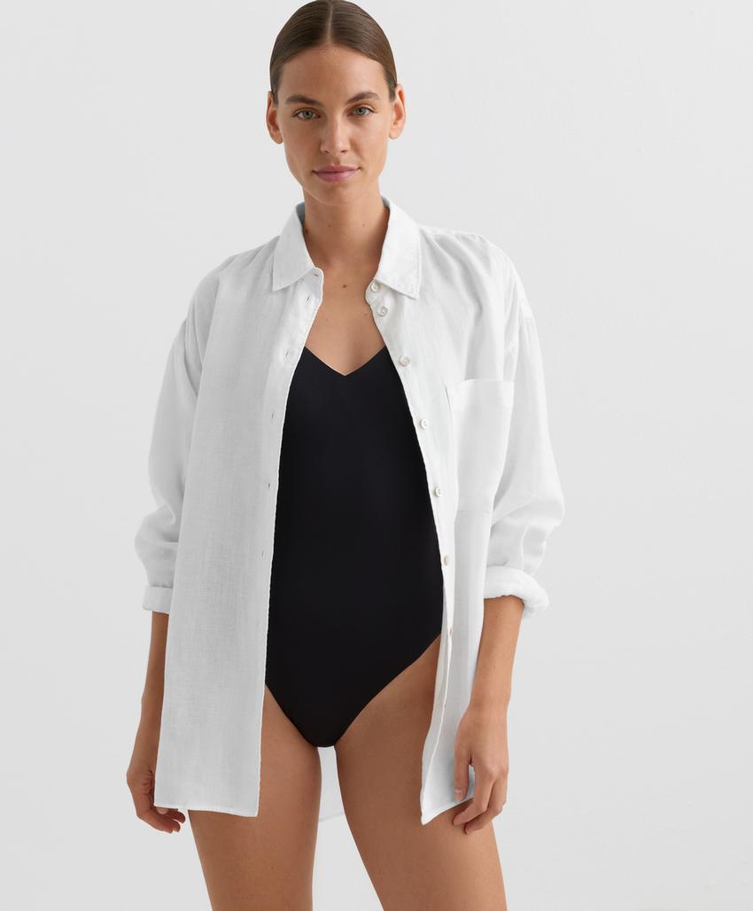 Купальник с перекрестными лямками