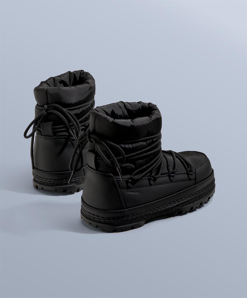 Ботинки для апрès-ски из нейлона с шнуровкой