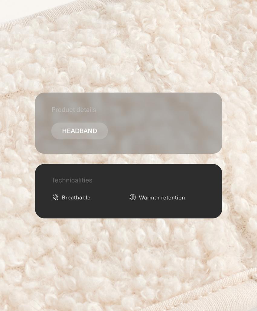 Воротник из искусственного овчины в стиле бакет