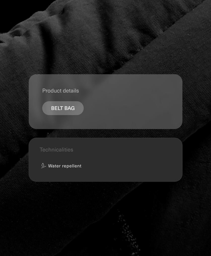 Сумка-бошлет из водоотталкивающего нейлона