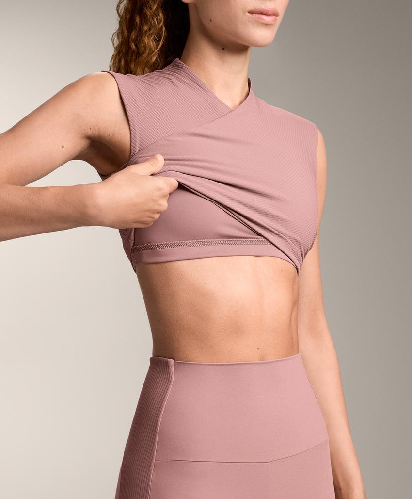 Топ без рукавов comfortlux с перекрестной отделкой