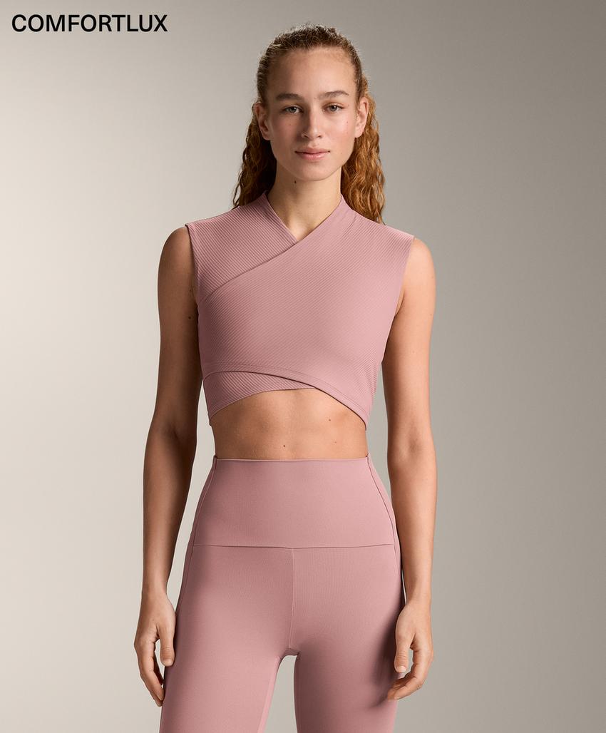 Топ без рукавов comfortlux с перекрестной отделкой