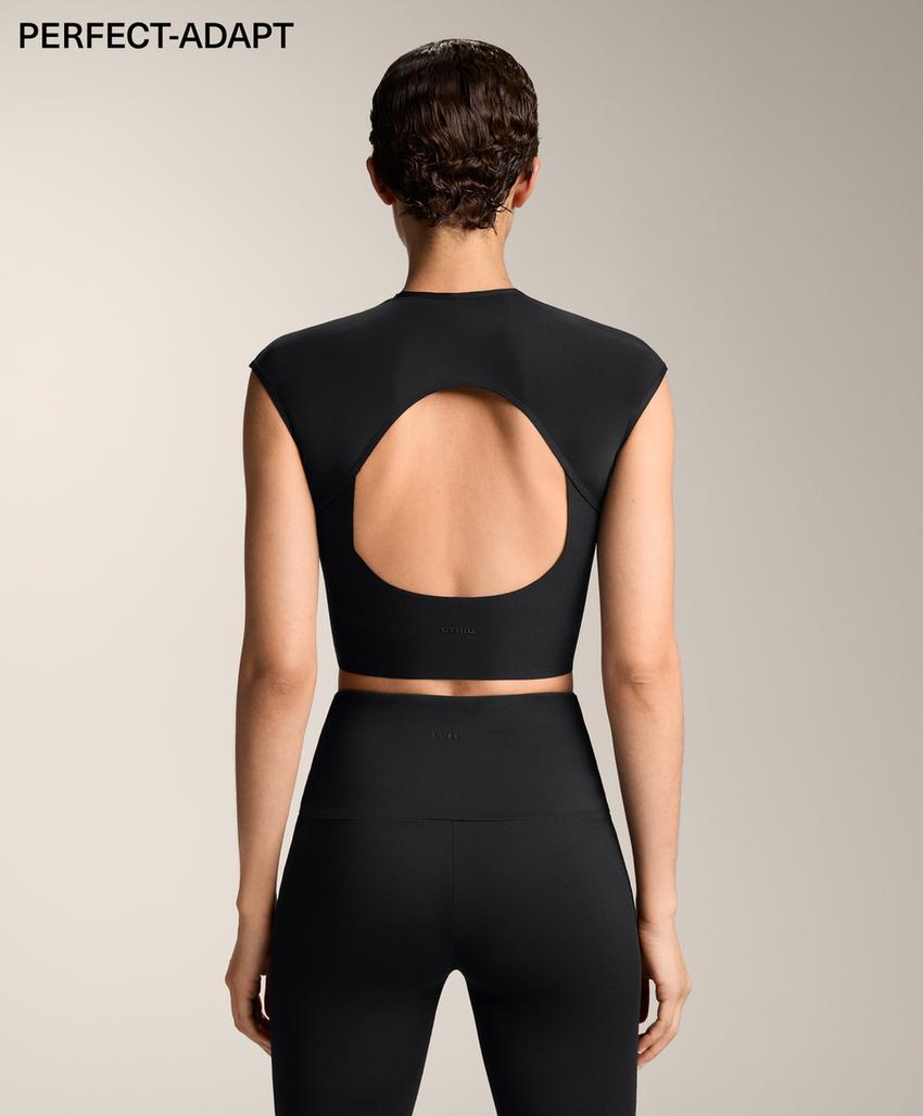 Топ-майка из сетчатого материала perfect-adapt