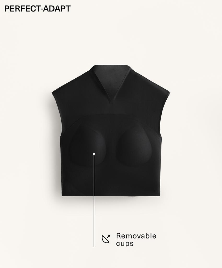 Топ-майка из сетчатого материала perfect-adapt