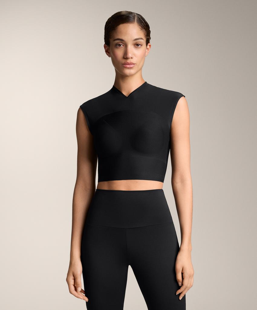 Топ-майка из сетчатого материала perfect-adapt