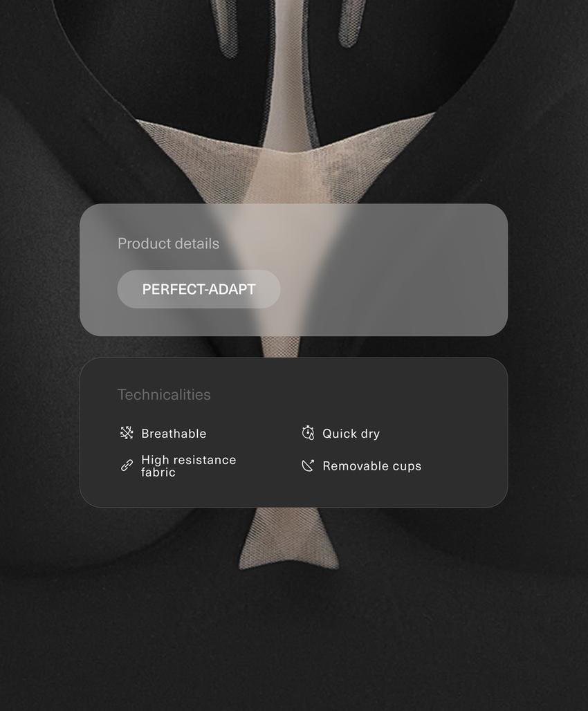 Топ-майка из невесомого материала perfect-adapt