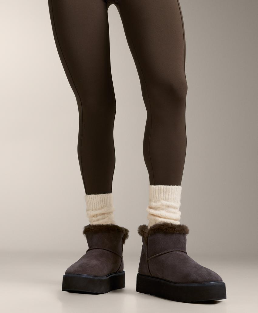 Классические носки из 14% альпаки и 12% шерсти