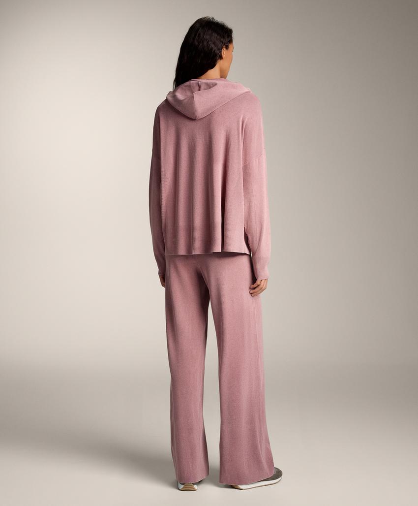 Длинный жакет с эффектом старения вязаный