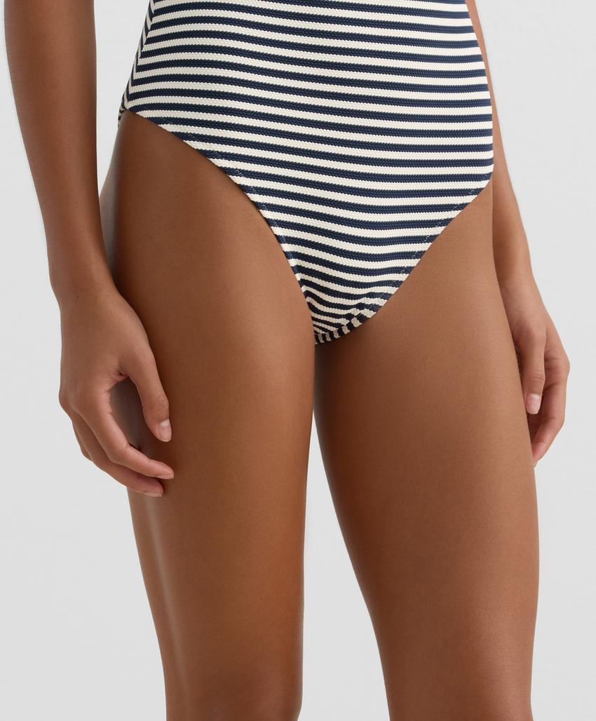 Купальник с галстуком в полоску