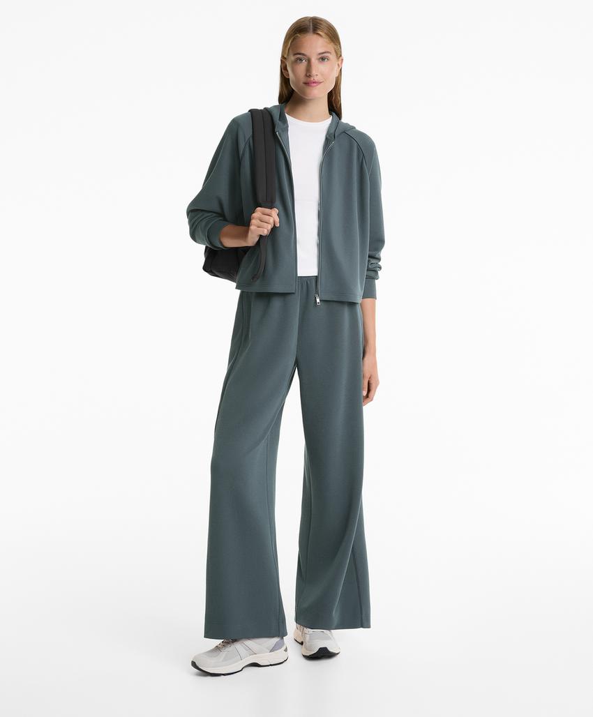 Прямые трикотажные брюки с добавлением 29% модала