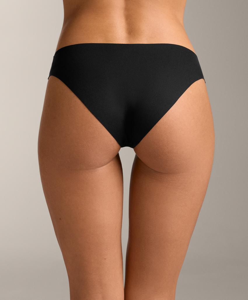 3 невидимых бикини-трусиков классического v-образного выреза из полиамидного микса