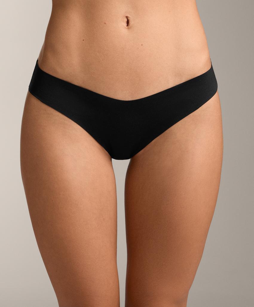 3 невидимых бикини-трусиков классического v-образного выреза из полиамидного микса