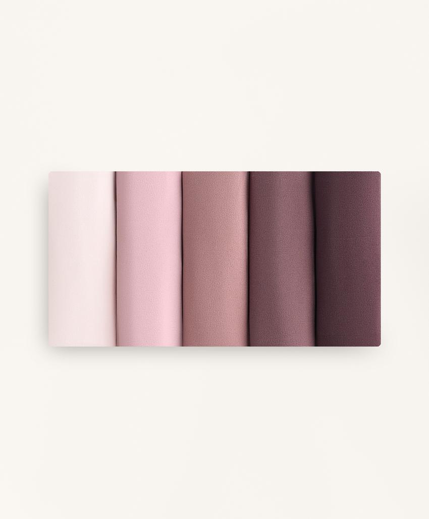 5 невидимых бразильских трусиков из полиамидного микса