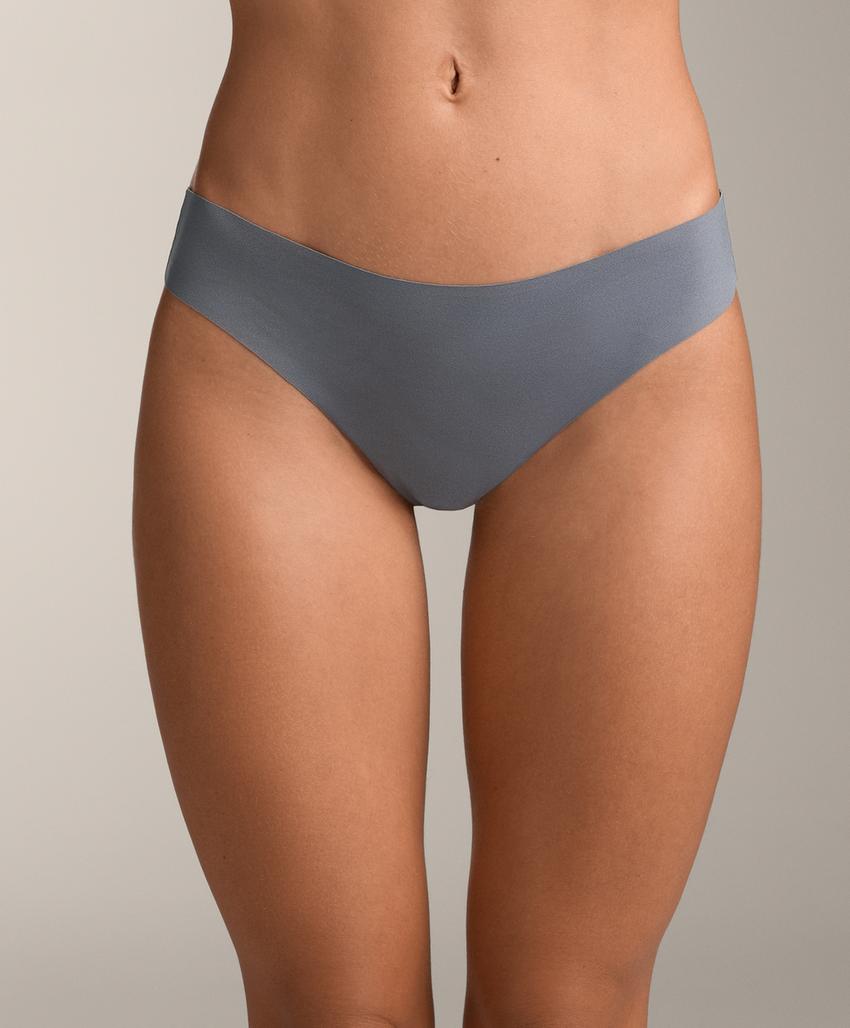 5 трусиков-тонгов из полиамидного микса с лазерной порезкой