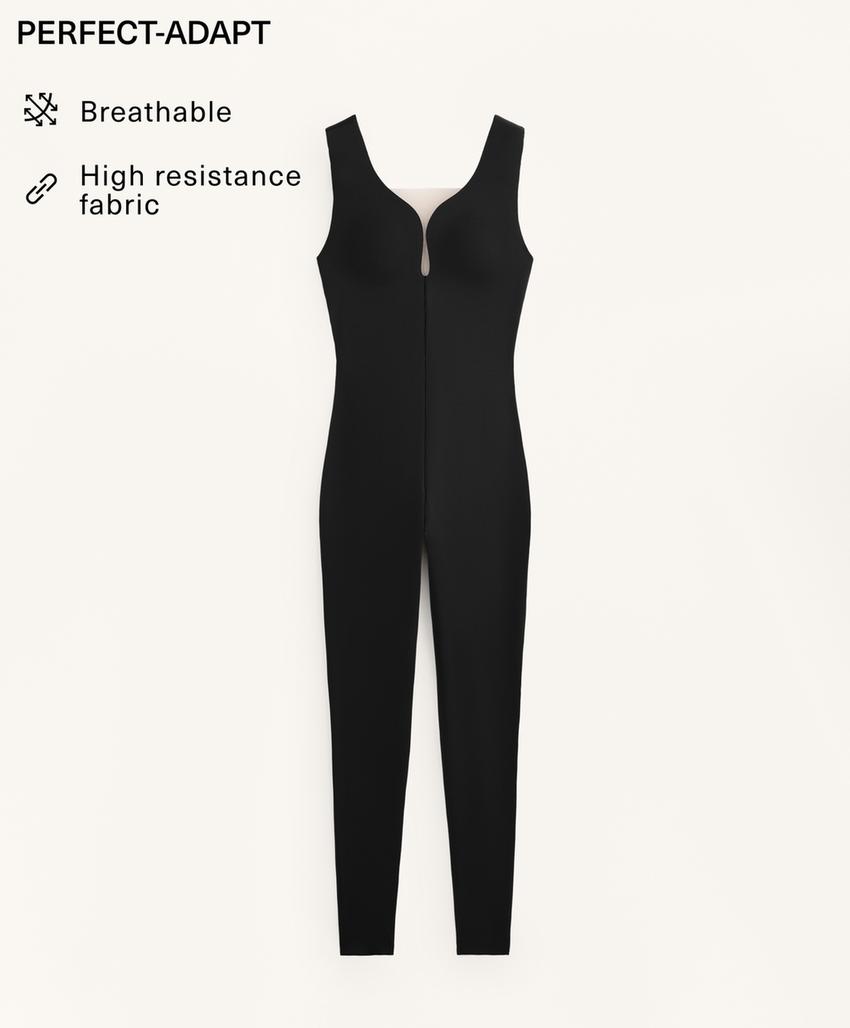 Длинный комбинезон из тонкой сетки perfect-adapt