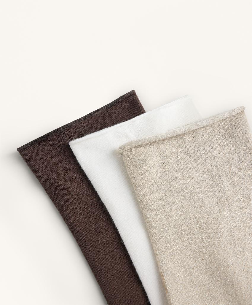 Набор из 3 пар классических носков из полиамидного смесового волокна