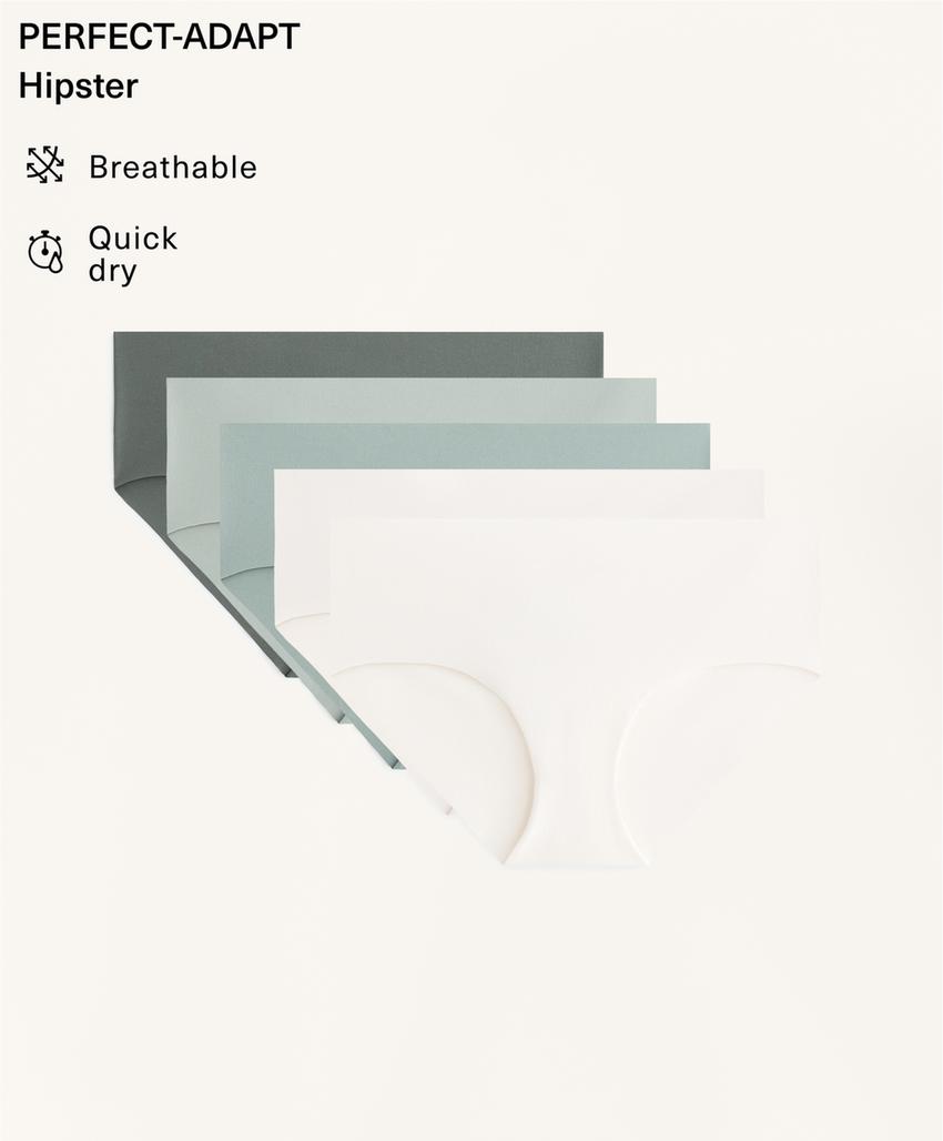 Набор из 5 невидимых женских стрингов из полиамидного смесового материала