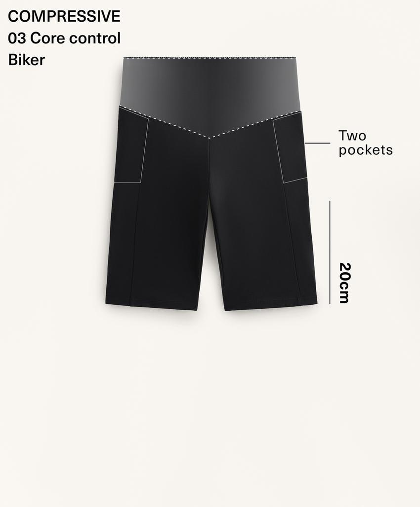 High Rise Compressive Pocket 20cm Cycling Leggings