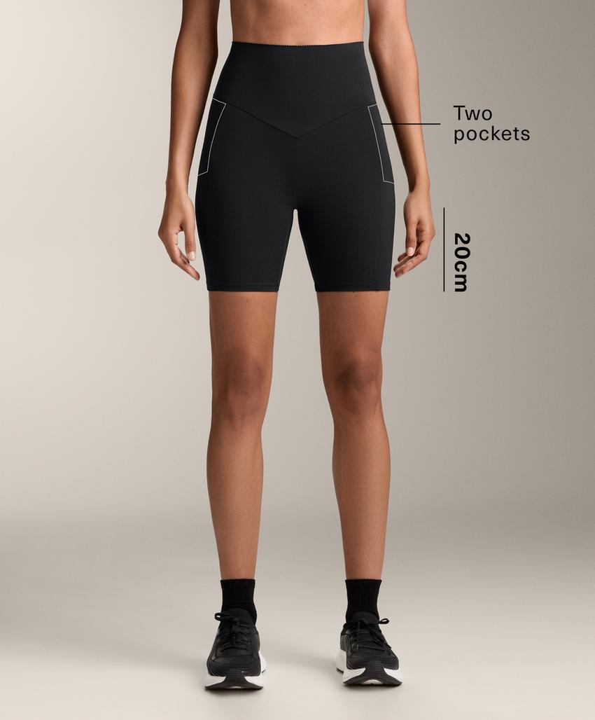 High Rise Compressive Pocket 20cm Cycling Leggings