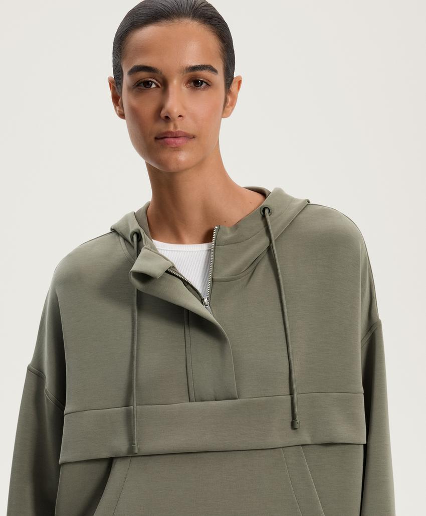 Толстовка на молнии из мягкого модала