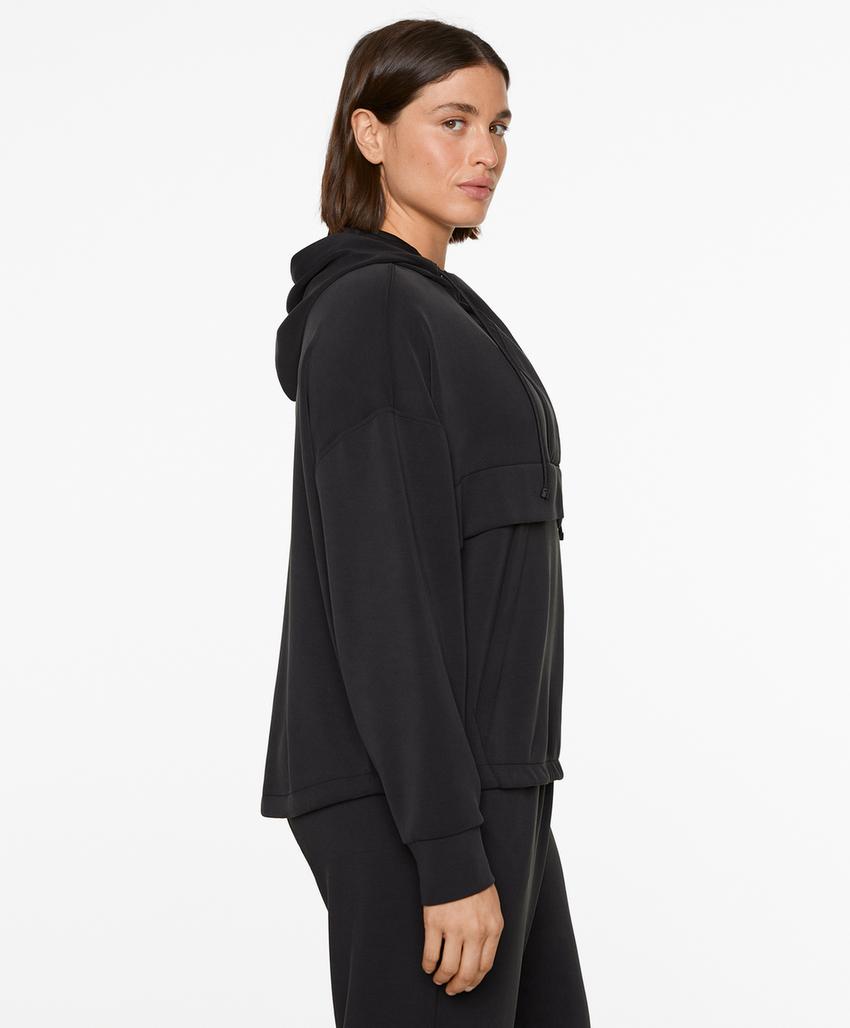 Толстовка на молнии из мягкого модала