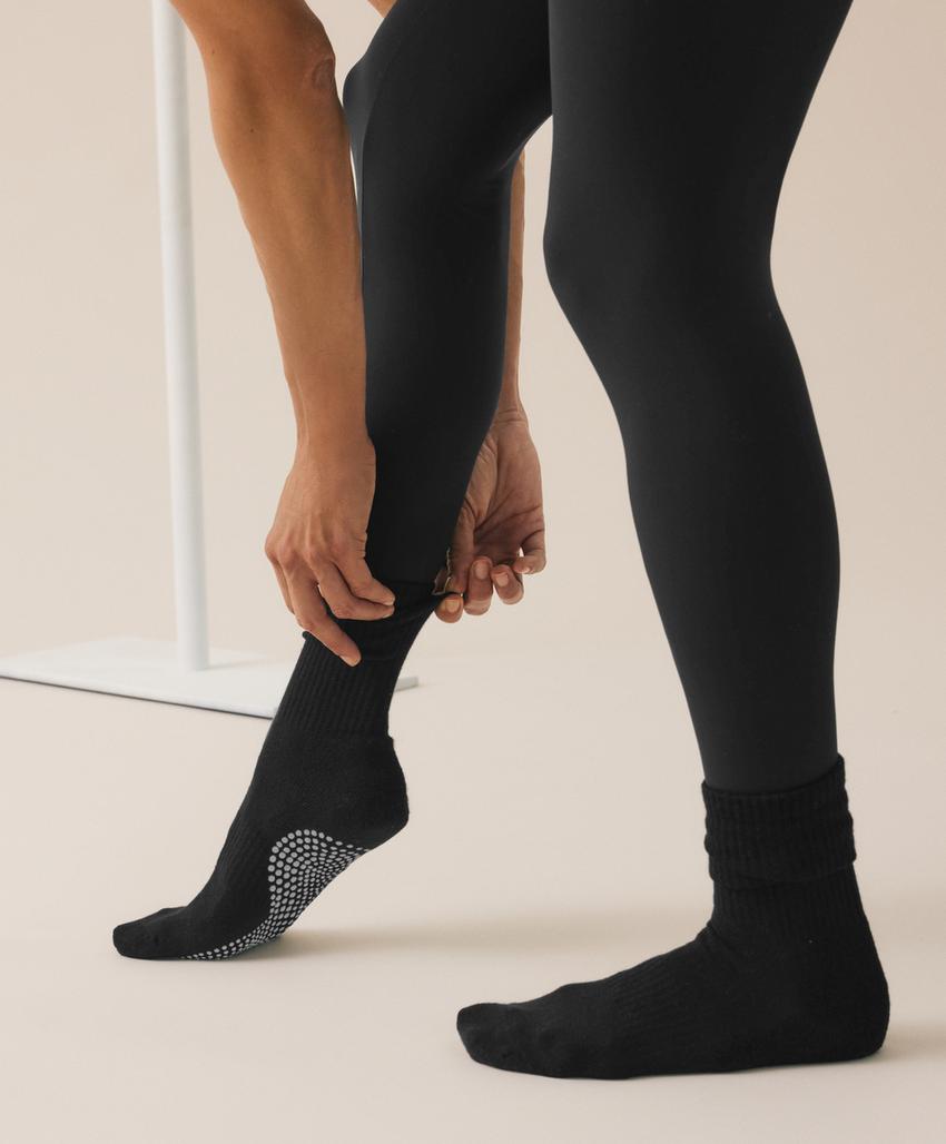 2 пары классических носков для йоги и пилатеса из смесового хлопка